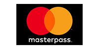 Logotype of MasterPass. Choose to pay with this payment channel.